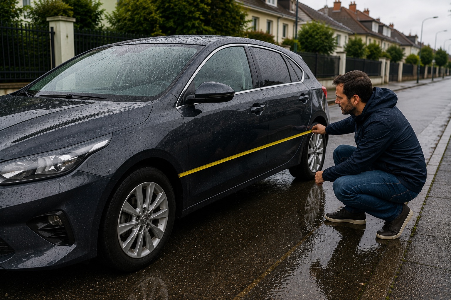Mesurer sa voiture pour choisir la taille de bâche